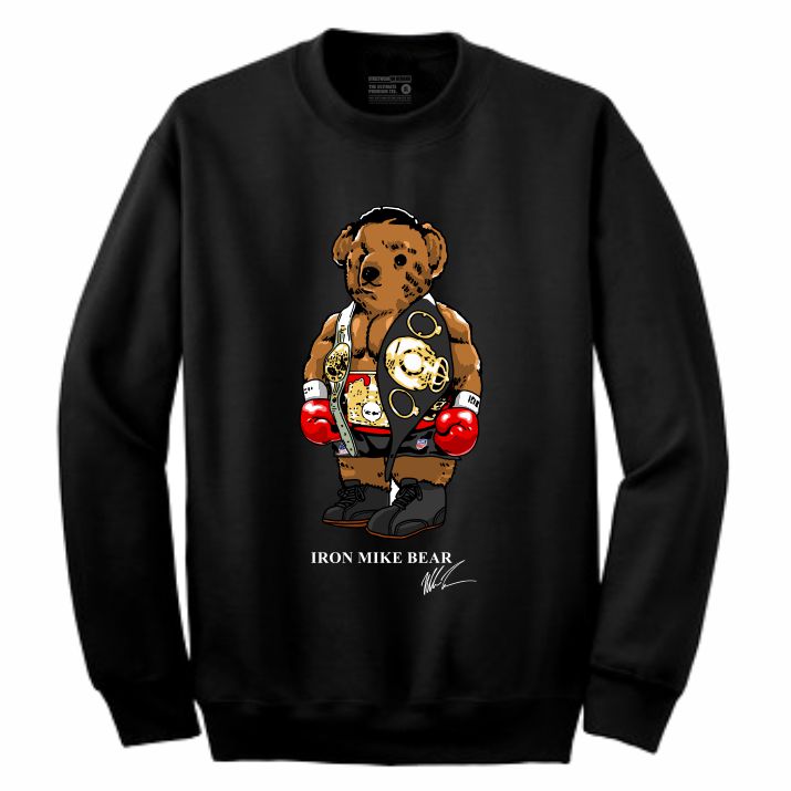 Iron Mike Black Crewneck (Bear Collection)