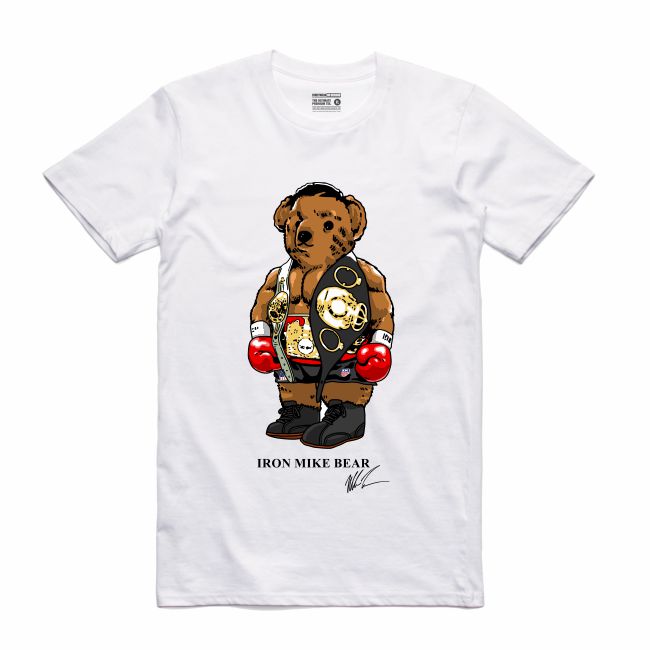 Iron Mike White T-Shirt (Bear Collection)
