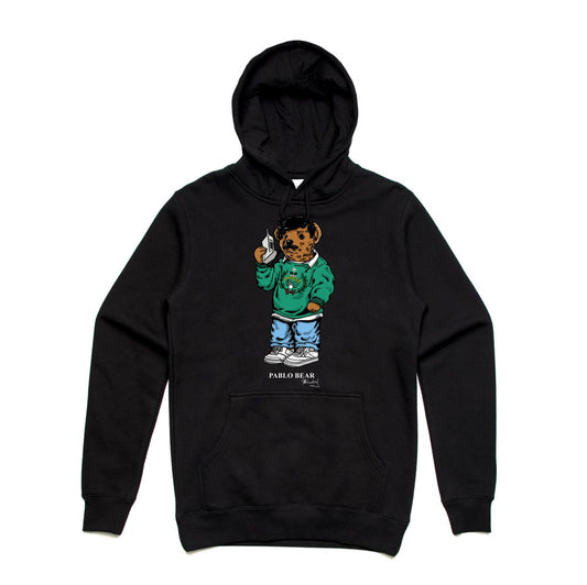 Pablo Black Hoodie (Bear Collection)