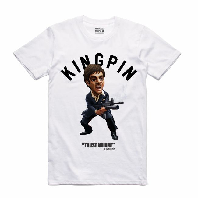 Scarface White T-Shirt (Toons Collection)