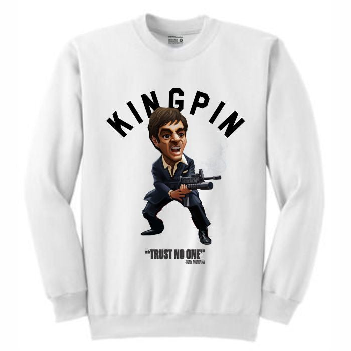 Scarface White Crewneck (Toons Collection)