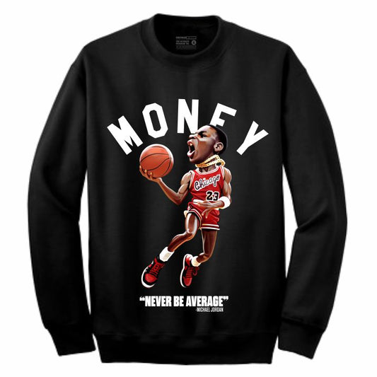 MJ Black Crewneck (Toons Collection)
