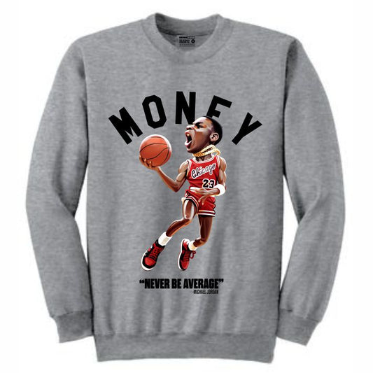 MJ Grey Crewneck (Toons Collection)
