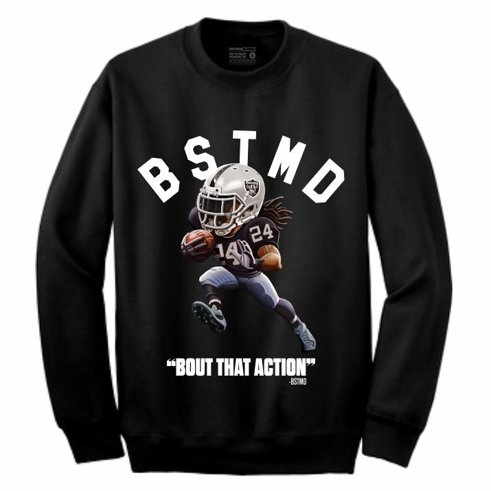 Beastmode Black Crewneck (Toons Collection)