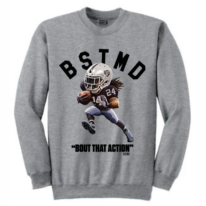 Beastmode Grey Crewneck (Toons Collection)