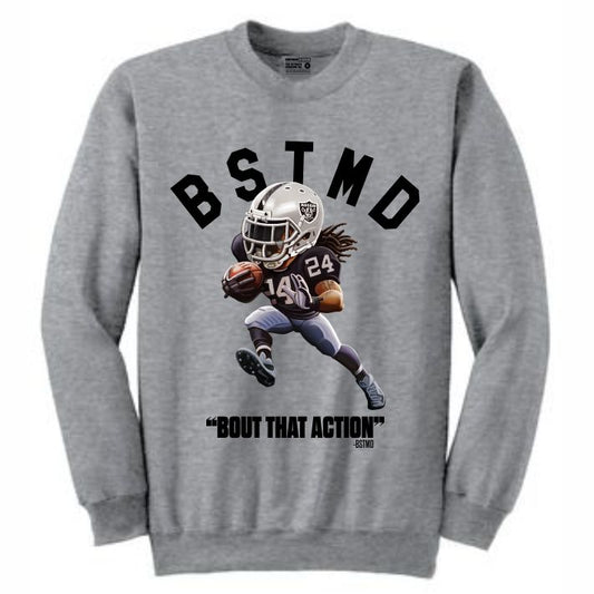 Beastmode Grey Crewneck (Toons Collection)