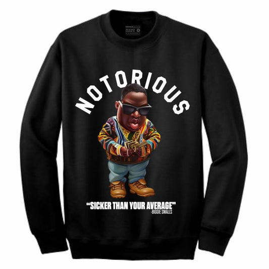 Biggie Black Crewneck (Toons Collection)