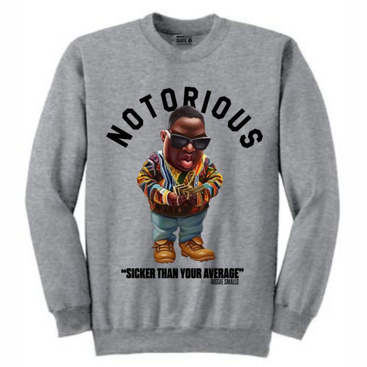 Biggie Grey Crewneck (Toons Collection)