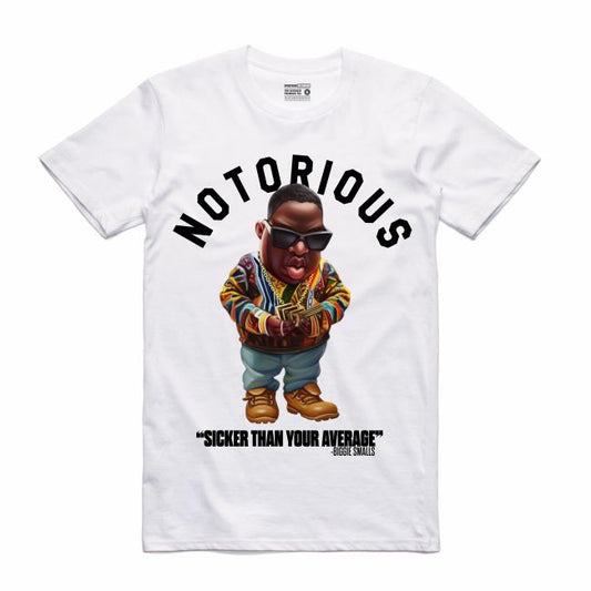 Biggie White T-Shirt (Toons Collection)