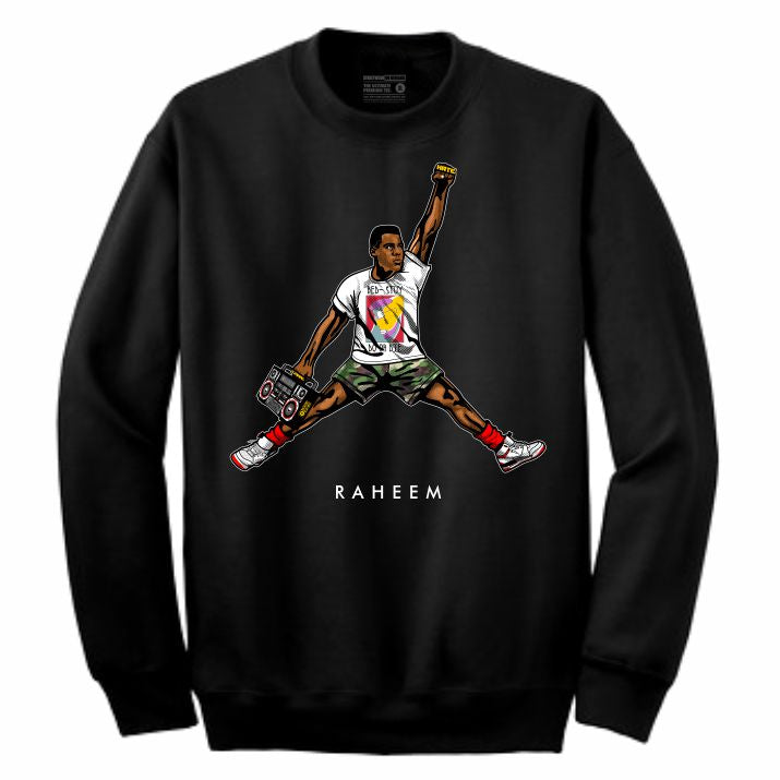 Raheem Black Crewneck (JMPMN Collection)