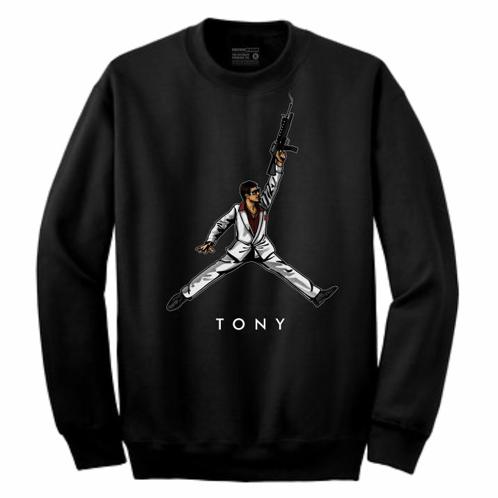 Scareface Black Crewneck (JMPMN Collection)