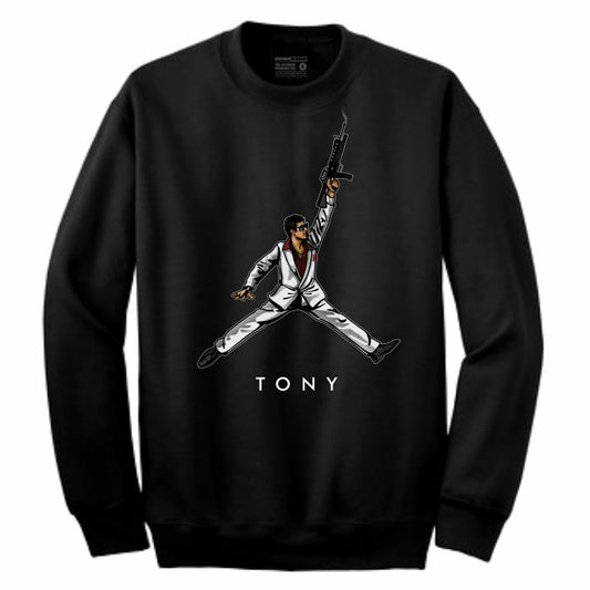 Scareface Black Crewneck (JMPMN Collection)