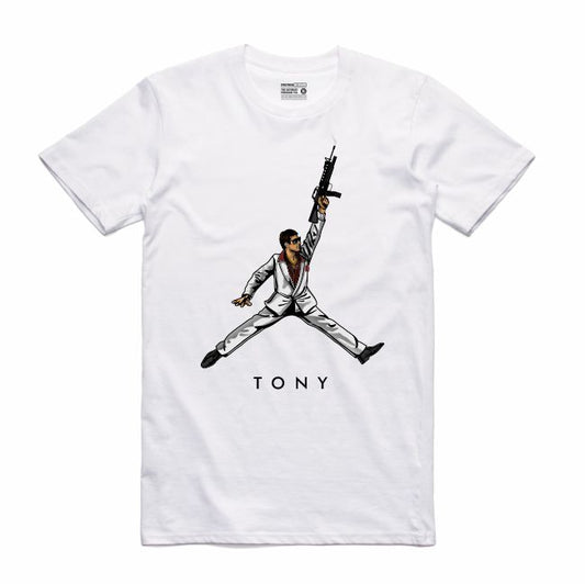 Scarface White T-Shirt (JMPMN Collection)