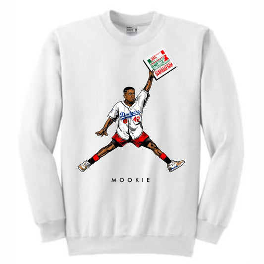 Mookie White Crewneck (JMPMN Collection)