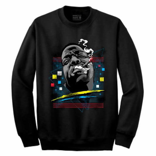 Biggie Black Crewneck (Rockstar Collection)