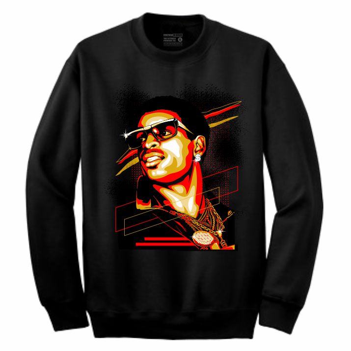 Primetime Black Crewneck (Rockstar Collection)