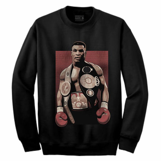 Iron Mike Black Crewneck (Rockstar Collection)