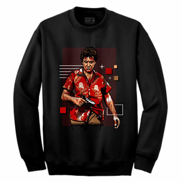 Scarface Black Crewneck (Rockstar Collection)