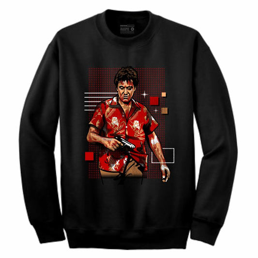 Scarface Black Crewneck (Rockstar Collection)