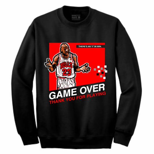 MJ Black Crewneck (8 Bit Collection)
