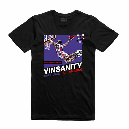 Vinsanity Black T-Shirt (8 Bit Collection)
