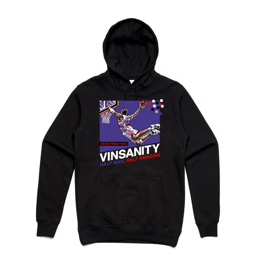Vinsanity Black Hoodie (8 Bit Collection)