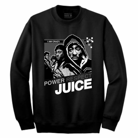 Juice Black Crewneck (8 Bit Collection)