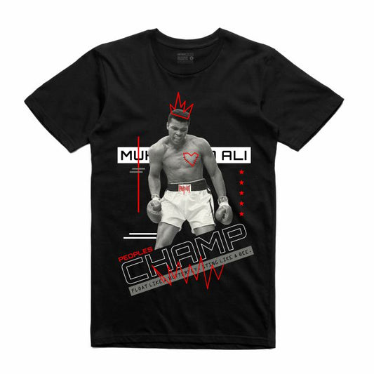 Ali Black T-Shirt (Mixed Media Collection)