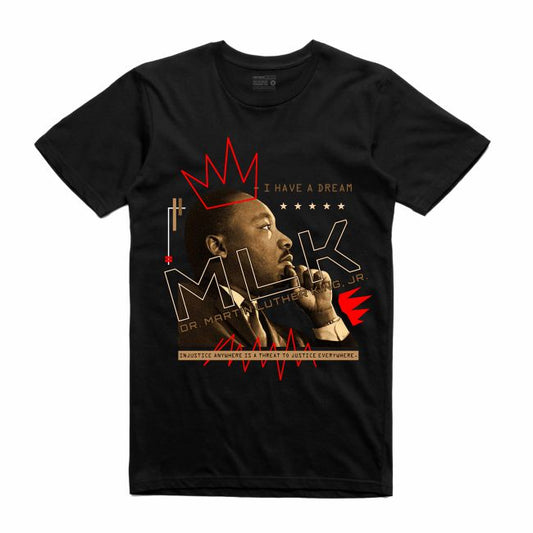 MLK Black T-Shirt (Mixed Media Collection)