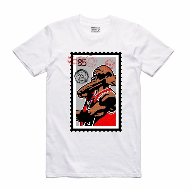 MJ White T-Shirt (Stamp V1 Collection)