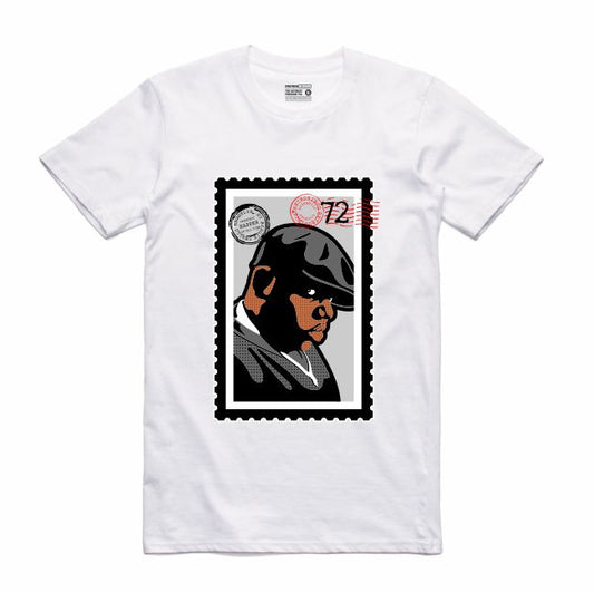 Biggie White T-Shirt (Stamp V1 Collection)