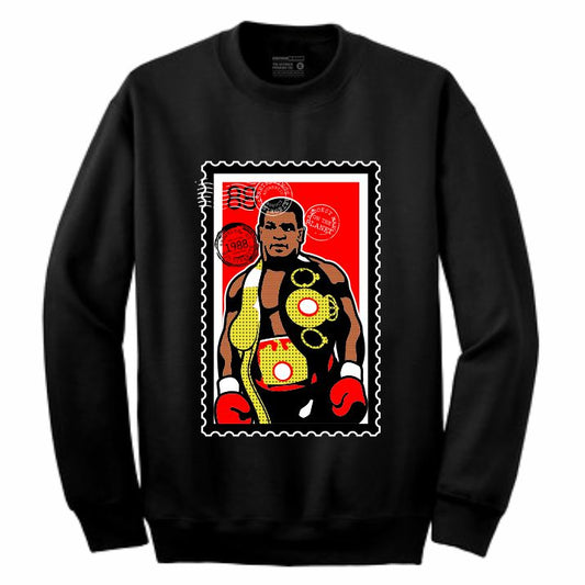 Iron Mike Black Crewneck (Stamp V1 Collection)