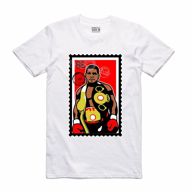 Iron Mike White T-Shirt (Stamp V1 Collection)