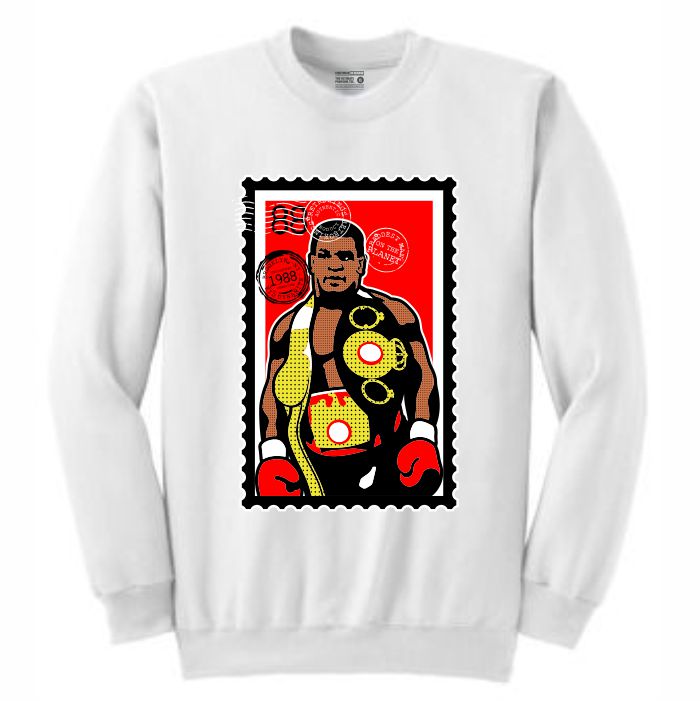 Iron Mike White Crewneck (Stamp V1 Collection)