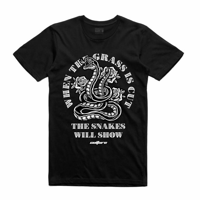 Snakes Black T-Shirt (Culture)