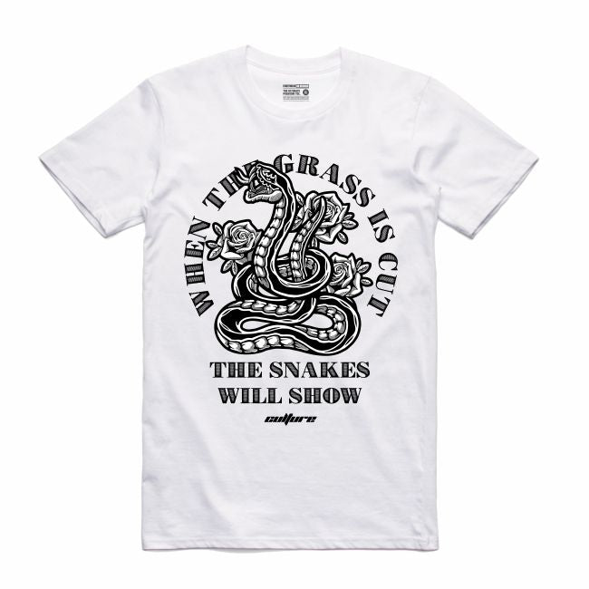 Snakes White T-Shirt (Culture)