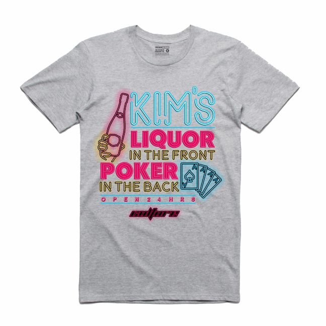 Kim's Liquor Grey T-Shirt (Culture)