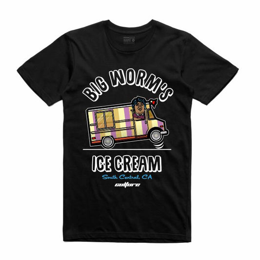 Big Worm Hood Boys Black T-Shirt (Culture)