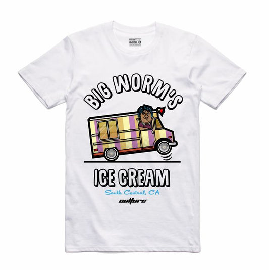 Big Worm Hood Boys White T-Shirt (Culture)