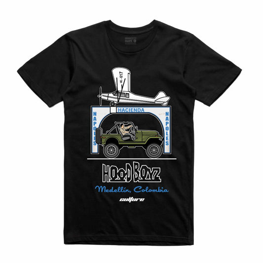 Pablo Hood Boys Black T-Shirt (Culture)