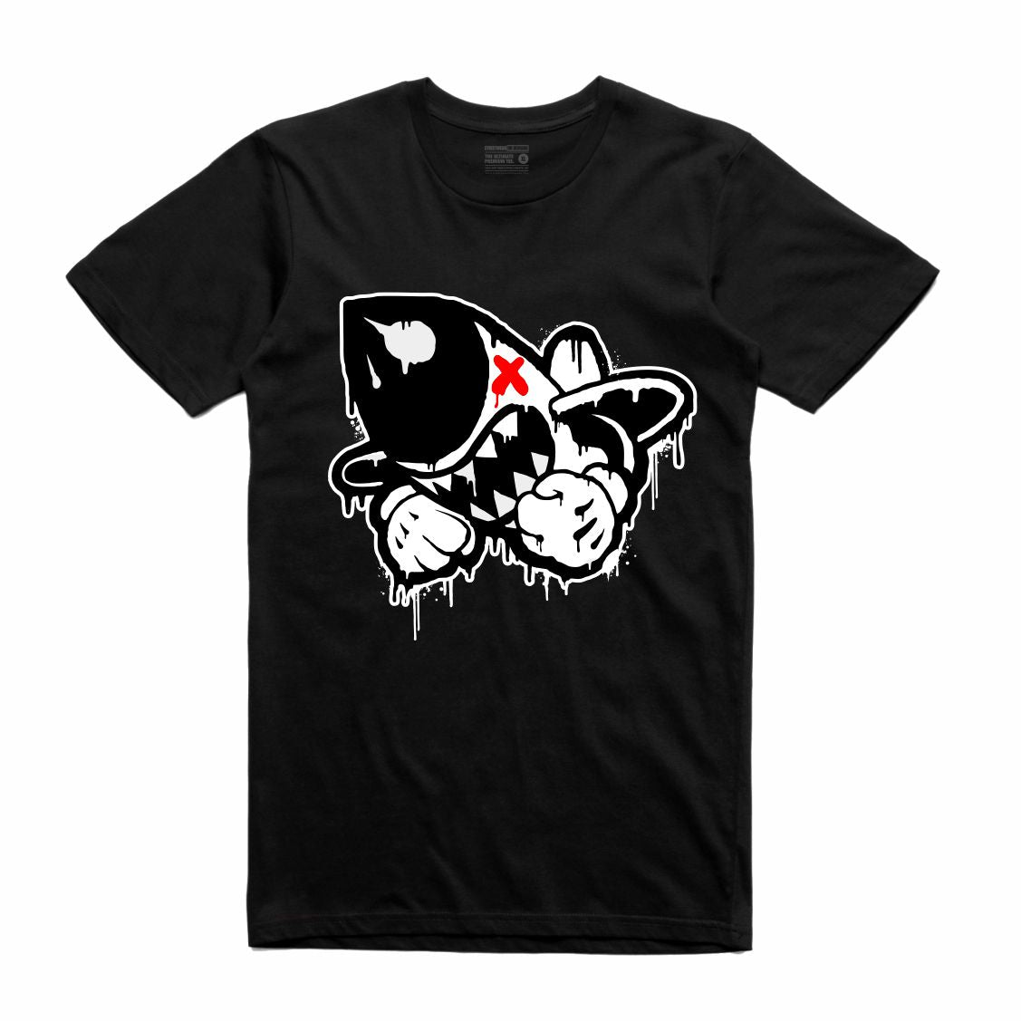 Bruiser Drip Black T-Shirt (Bruisers)