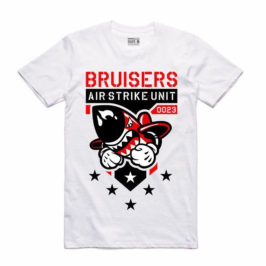 Bruiser Strike White T-Shirt (Bruisers)
