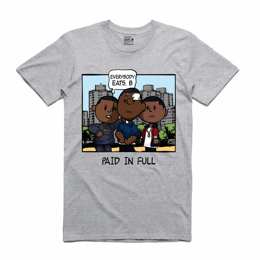 Paid In Full Grey T-Shirt (PNUTS Collection)