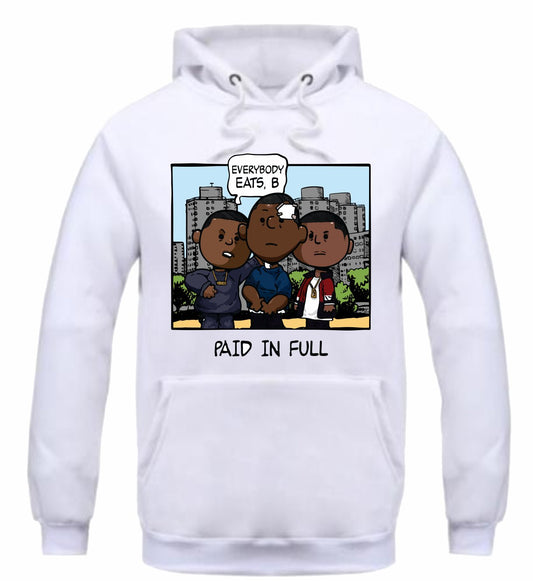 Paid In Full White Hoodie (PNUTS Collection)