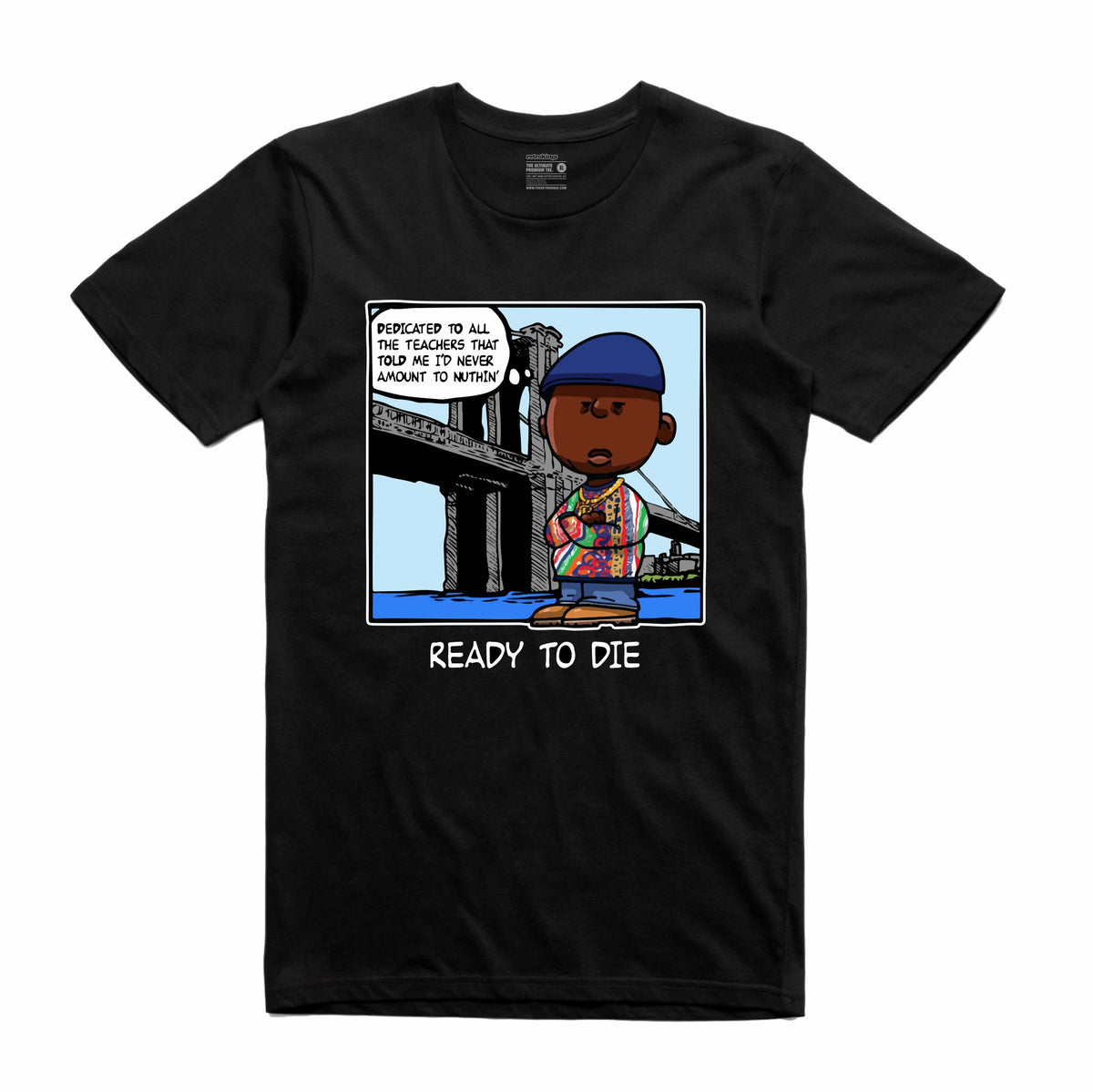 Biggie Black T-Shirt (PNUTS Collection)