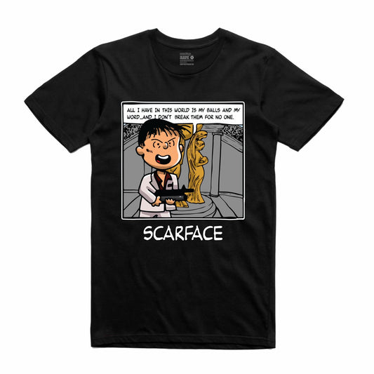 Scarface Black T-Shirt (PNUTS Collection)