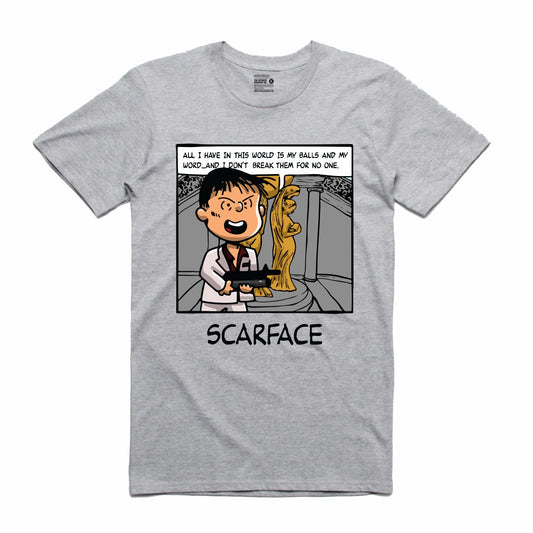 Scarface Grey T-Shirt (PNUTS Collection)