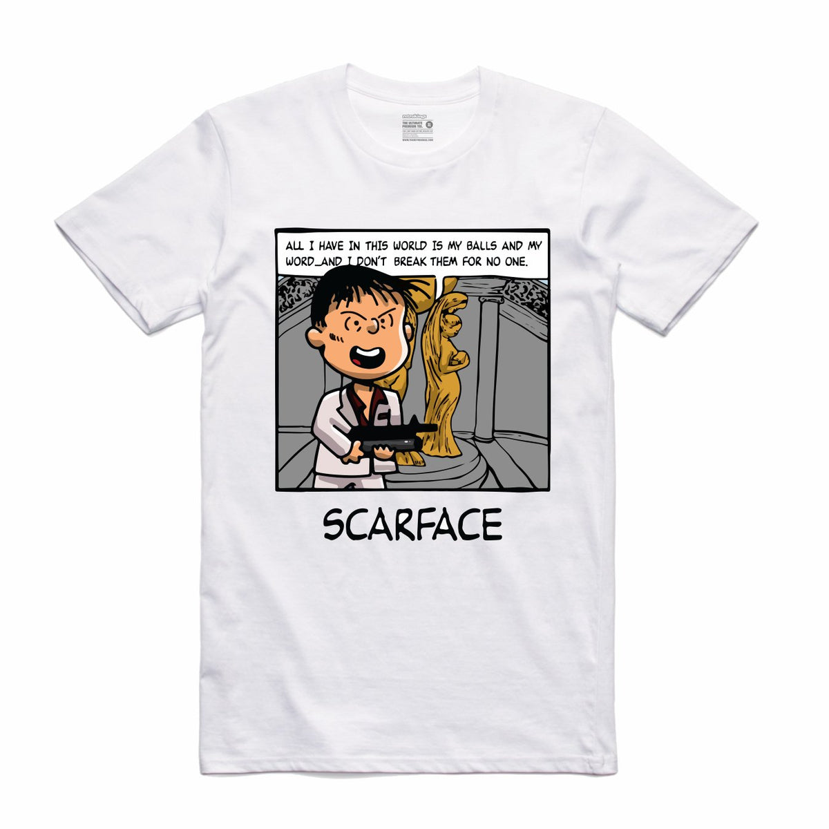 Scarface White T-Shirt (PNUTS Collection)