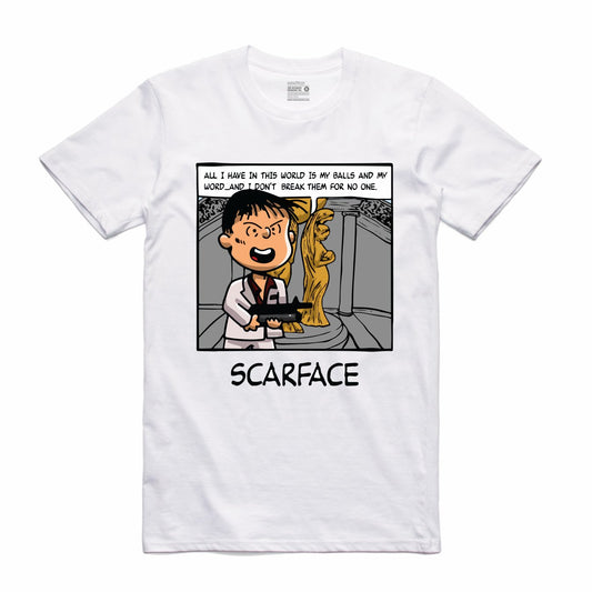 Scarface White T-Shirt (PNUTS Collection)
