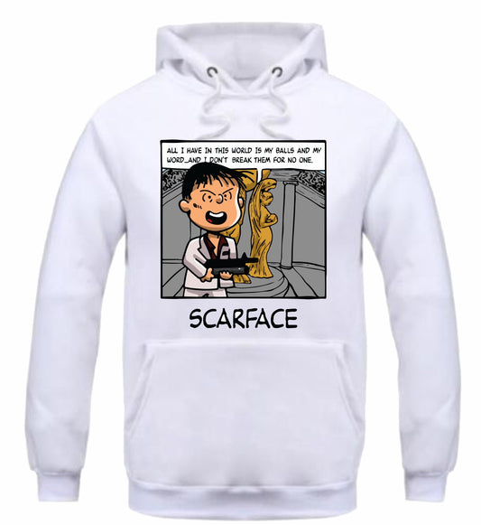 Scarface White Hoodie (PNUTS Collection)